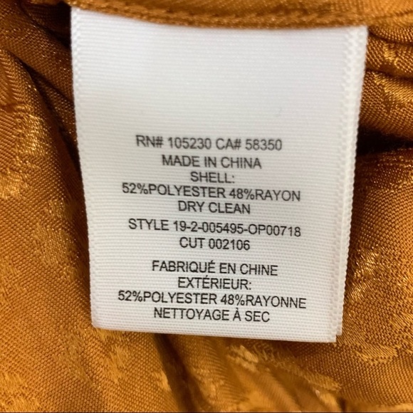 Joie Tau Silky Gold Leopard Print Jumpsuit - Picture 6 of 6